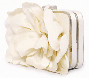 Cream Color Flower Party-Wedding Handbag