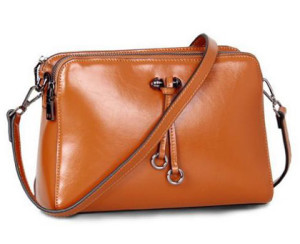 Betterlife Brown Diagonal Shoulder Handbag