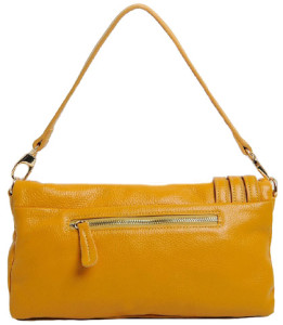 Cute Yellow Messenger Leather Purse