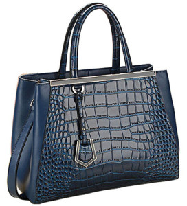Nice Blue Pattern Tote Handbag
