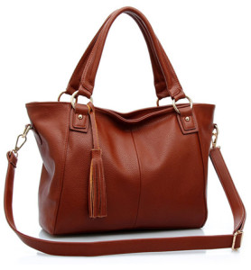 Stunning Original Leather Tassel Shoulder Bag